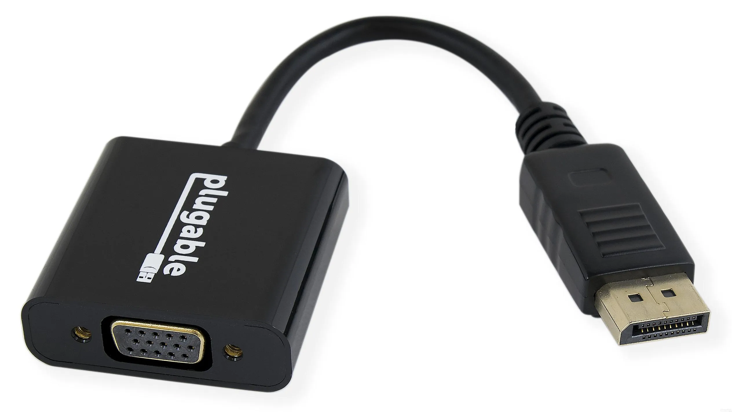 Plugable Technologies DPM-VGAF — PLUGABLE DISPLAYPORT TO VGA ADAPTER (SUPPORTS WINDOWS AND LINUX SYSTEMS AND DISP