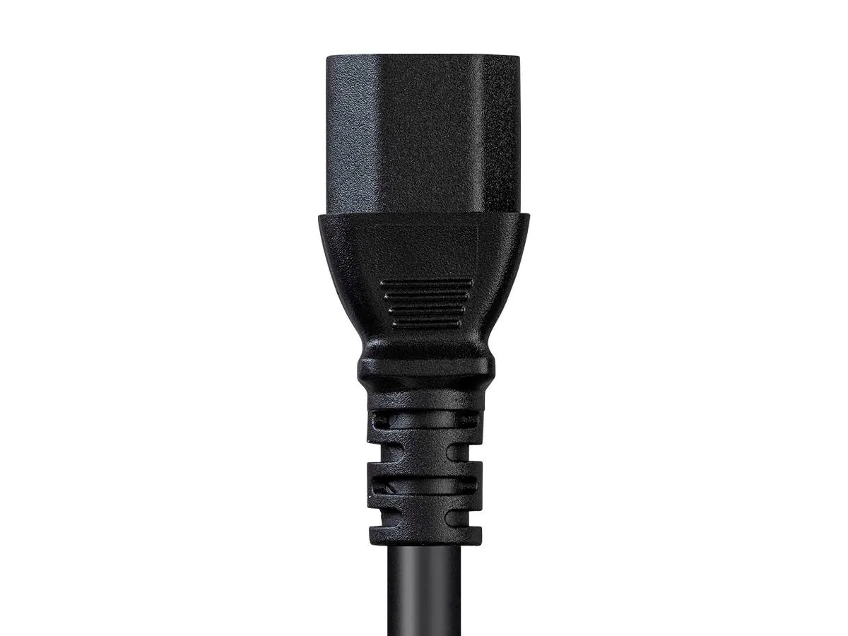 Monoprice 40123 — MONOPRICE EXTENSION CORD - IEC 60320 C14 TO IEC 60320 C13_ 14AWG_ 15A_ 3-PRONG_