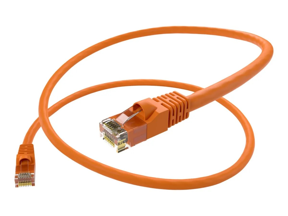 UNC GROUP LLC PC6-01F-ORG-S — UNC CAT6 PATCH CABLE, 01 FT ORANGE WITH BOOTED. HIGH-PERFORMANCE CAT6 ETHERNET C