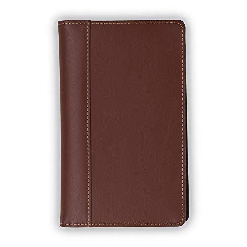 Samsill 80736 - Leather Card File Tan