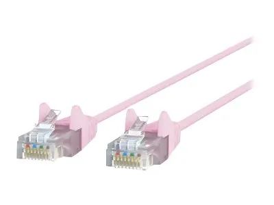 Belkin CE001B10-PNK-S — PATCH CABLE - UNSHIELDED TWISTED PAIR (UTP) - MALE LEFT GENDER - MALE RIGHT GEND