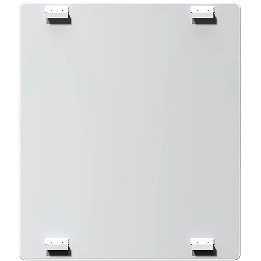 Lorell LLR 18323 — Lorell DIY Frameless Magnetic Glass Board - 36 (3 ft) Width x 30 (2.5 ft) Height - White Glass Surface - Aluminum Frame - Rectangle - 1 Each