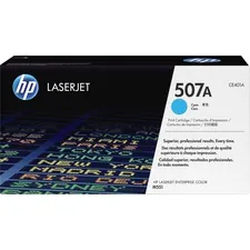 HP CE401A — HP 507A (CE401A) Toner Cartridge - Single Pack - Laser - 6000 Pages - Cyan - 1 Each
