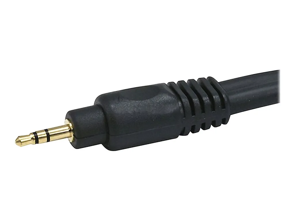 Monoprice 5596 — STEREO M TO 2RCA M CABLE 1.5FT- BLACK