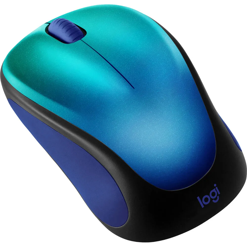 Logitech 910-006118 — DESIGN COLLECTION LIMITED EDITION WIRELESS MOUSE - BLUE AURORA