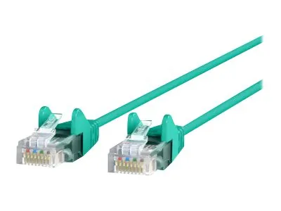 Belkin CE001B25-GRN-S — PATCH CABLE - UNSHIELDED TWISTED PAIR (UTP) - MALE LEFT GENDER - MALE RIGHT GEND