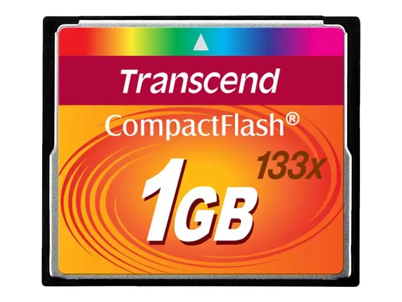 Transcend TS1GCF133 — Transcend 1GB CompactFlash Card 133X with High Speed
