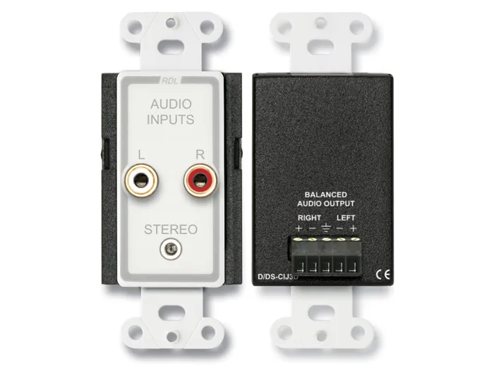 RDL D-CIJ3D - High-Quality Stereo Consumer Input Jacks