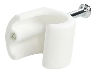STARTECH CBMNMCC4 — 101 CABLE CLIPS WITH NAIL - FOR CABLES 0.39-0.55IN. (10-14 MM) - DURABLE PE MATE