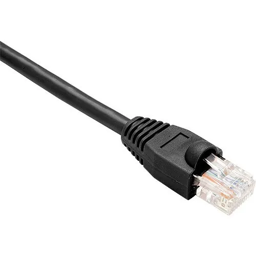 UNC GROUP LLC PC6-35F-BLK-S — UNC CAT6 PATCH CABLE, 35 FT BLACK WITH BOOTED. HIGH-PERFORMANCE CAT6 ETHERNET CA
