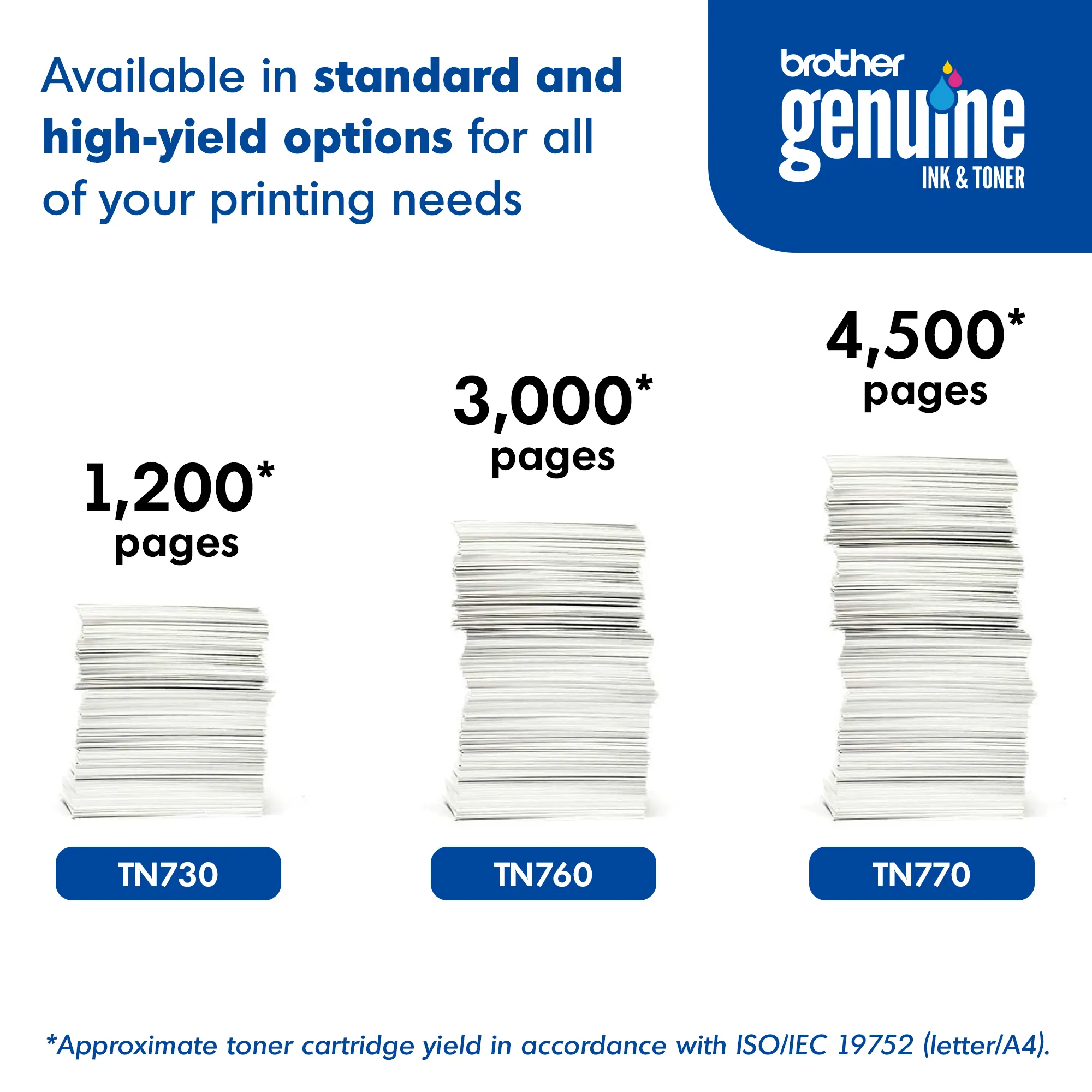 Brother TN-770 — Brother TN-770 Super High Yield Toner Cartridge - Black - Laser - Super High Yield - 4500 Pages