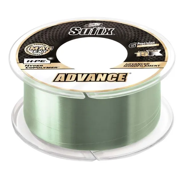 Sufix 604-120G — Sufix Advance® Monofilament - 20lb - Low-Vis Green - 330 yds