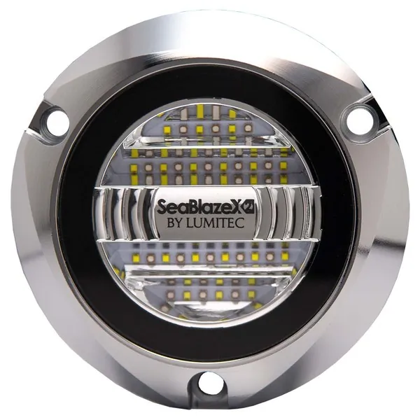 Lumitec 101591 — Lumitec Seablaze X2 Spectrum Underwater Light RGBW Polished Housing