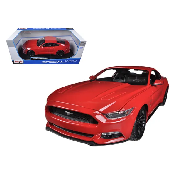 Maisto 31197or — 2015 Ford Mustang GT 5.0 Orange Metallic 1/18 Diecast Model