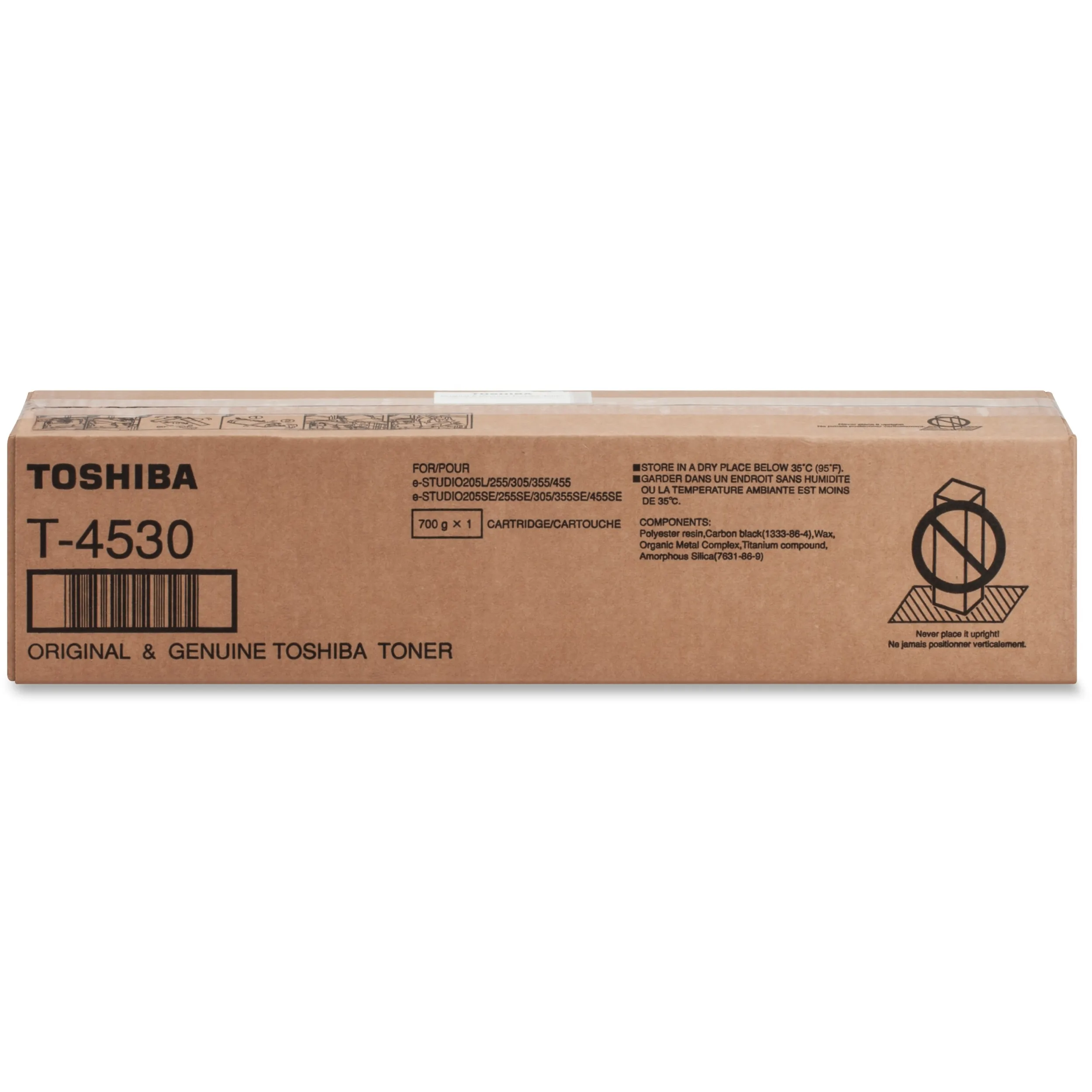 TOSHIBA T4530 — Toshiba T4530 Laser Toner Cartridge - Black - 1 Each - 30000 Pages