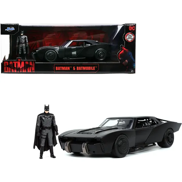 Jada Toys 32731 — Jada 1/24 Batmobile with Batman Figure - The Batman (2022)