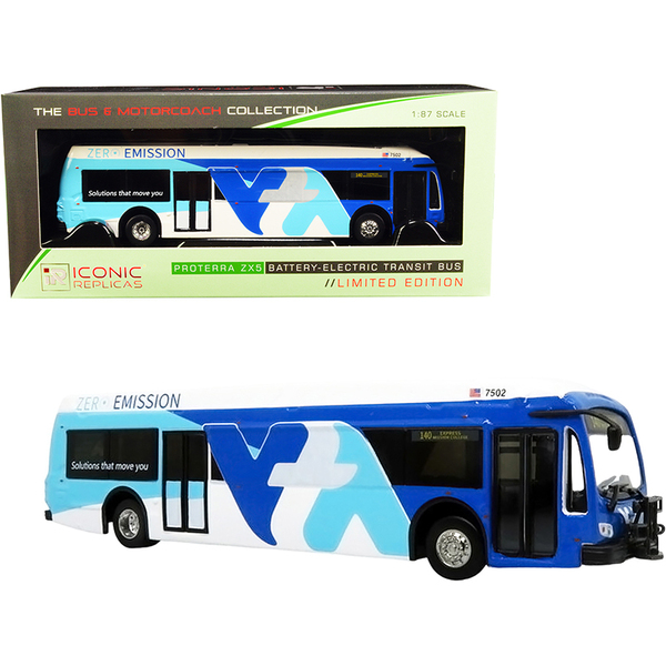 Iconic Replicas 87-0311 - Proterra ZX5 Battery-Electric Transit Bus 140 Express Missio