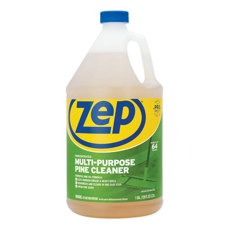 ZEP INC. ZPE ZUMPP128 — Zep Multipurpose Pine Cleaner - Liquid - 128 fl oz (4 quart) - Fresh Pine ScentBottle - 1 Each - Brown