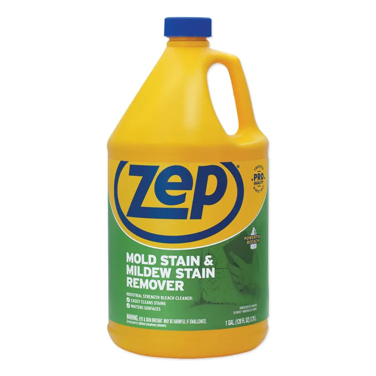 ZEP INC. ZPE ZUMILDEW32 — Zep No-Scrub Mildew Stain Remover with bleach - Spray - 32 fl oz (1 quart) - 1 Each - Blue