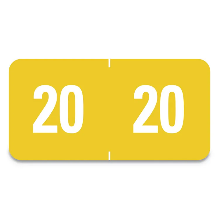 SMEAD MANUFACTURING CO. SMD 68323 — Smead ETYJ Color-Coded Year Labels - 3/4 Height x 1 1/2 Width - Rectangle - Purple - 500 / Roll