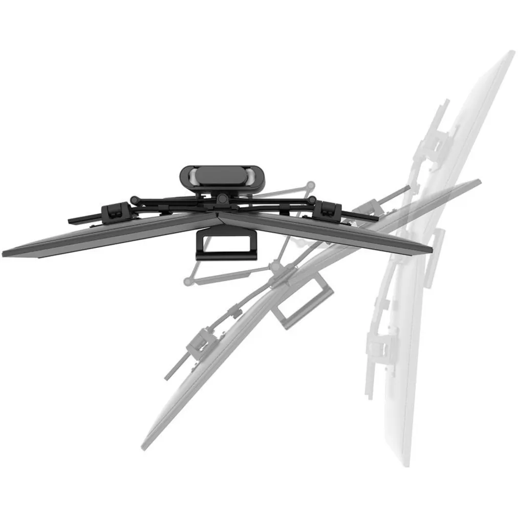 ERGOTRON 45-631-224 — TRACE DUAL MONITOR MOUNT, MATTE BLACK