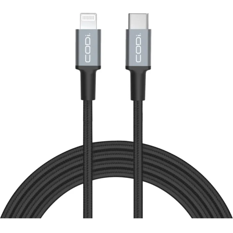 CODi A01072 — 6ft USB-C to Lightning Charge & Sync Cable - MFi Certified