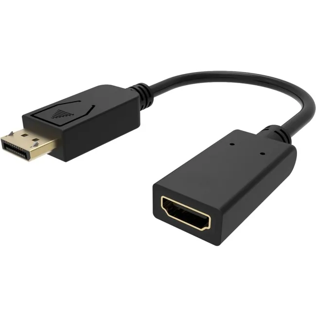 4XEM 4XDPHDMI4K30HZ — 10in DisplayPort Male to HDMI Female Adapter 4K 30Hz