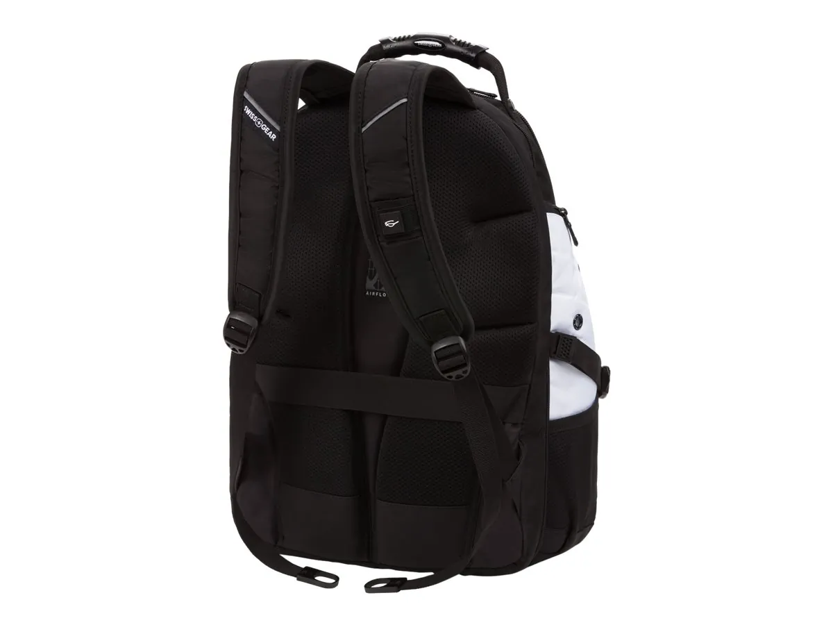 SWISS GEAR 1900204418 — SWISSGEAR 1900 Scansmart Laptop Backpack - Black/White