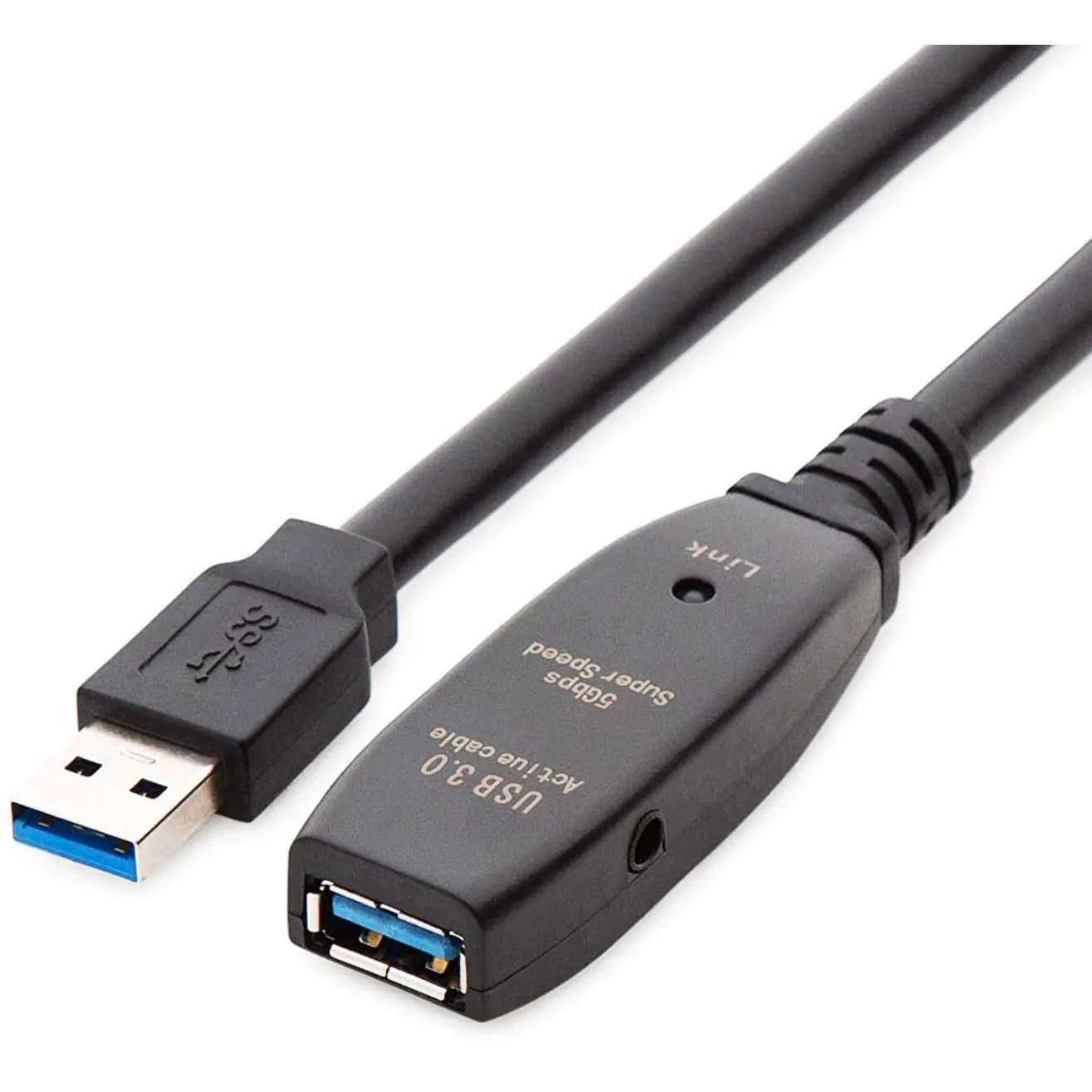 4XEM 4X3302A230M — 100FT USB 3.0 Active Extension Cable - Black