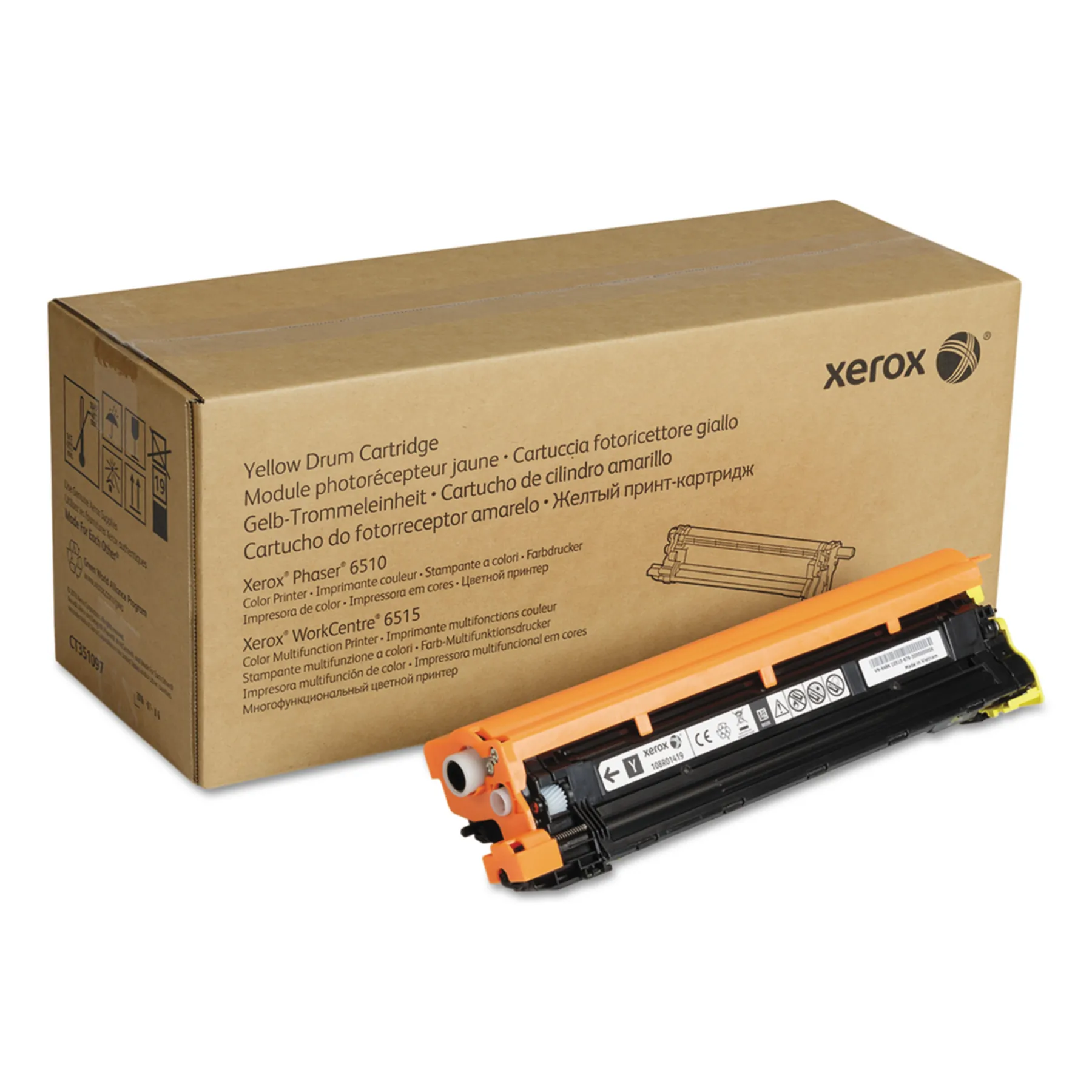 XEROX 108R01419 — YELLOW DRUM CARTRIDGE FOR PHASER 6510 / WORKCENTRE 6515, 48K PAGES