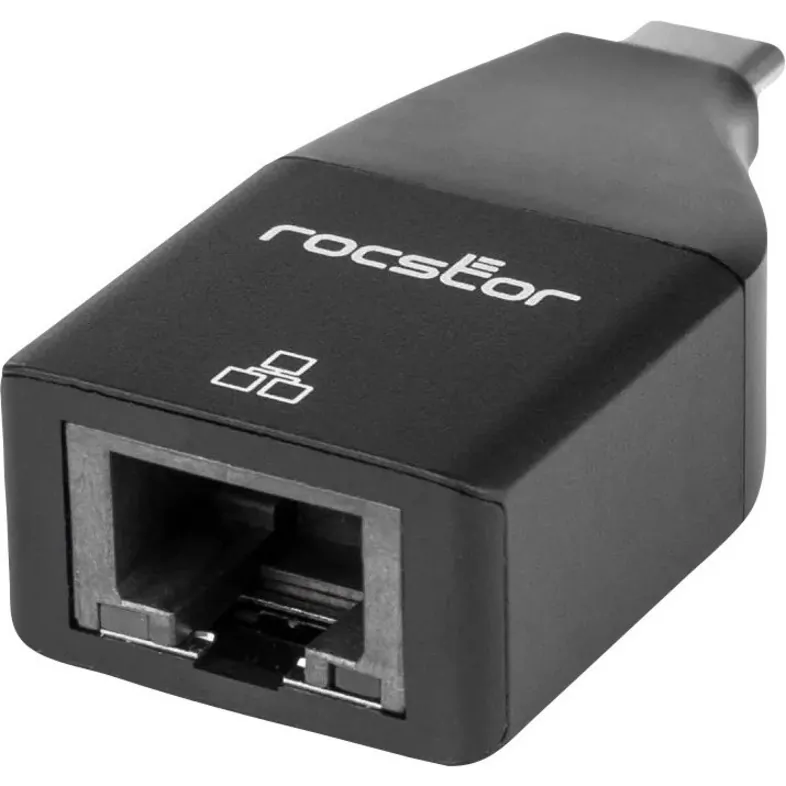 ROCSTOR Y10A240-A1 — ROCSTOR PORTABLE USB-C TO GIGABIT ETHERNET ADAPTER - 1GBPS NIC USB-C TO RJ45 POR