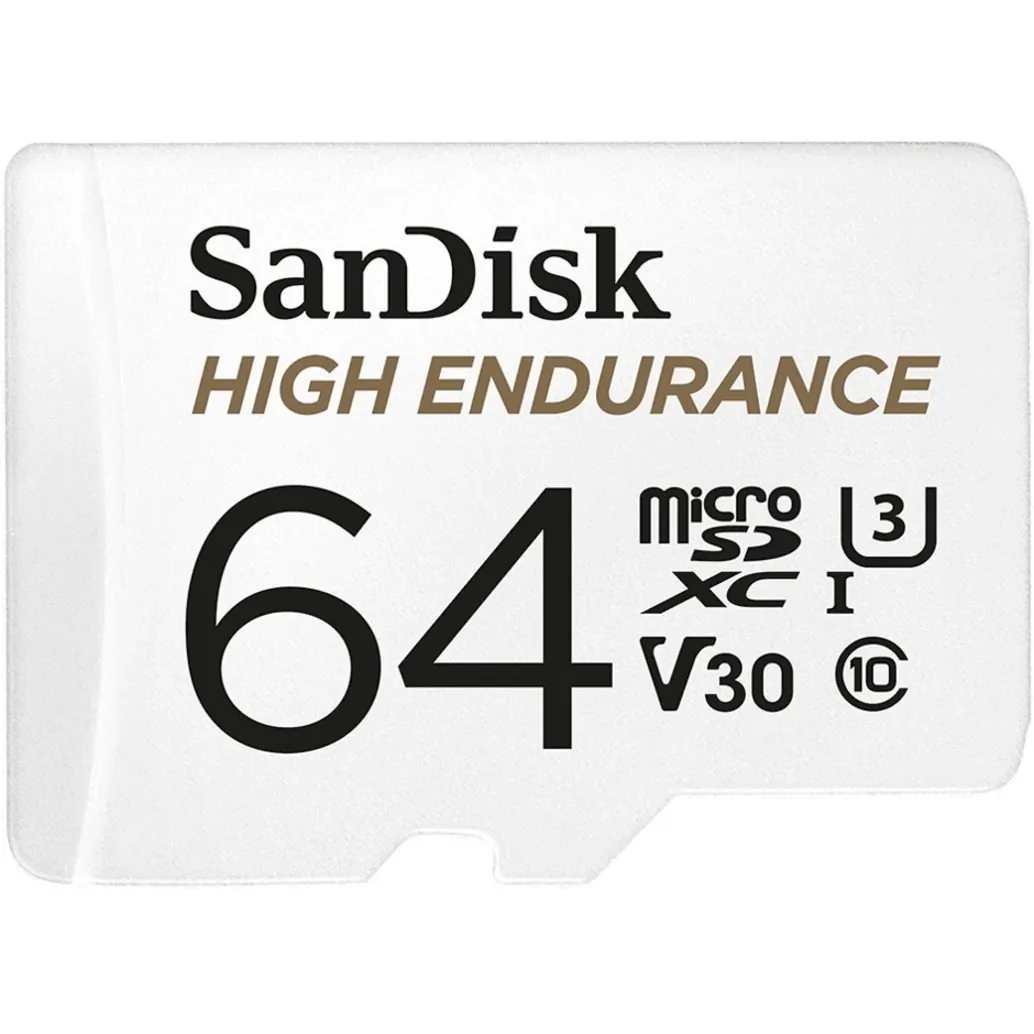Western Digital SDSQQNR-064G-GN6IA — 64GB High Endurance MicroSD Card
