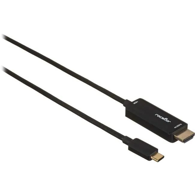ROCSTOR Y10C166-B2 — PREMIUM 6FT (2M) USB-C TO HDMI CABLE M/M - 4K 60HZ - 6FT / 6 FT (2M) - SUPPORTS
