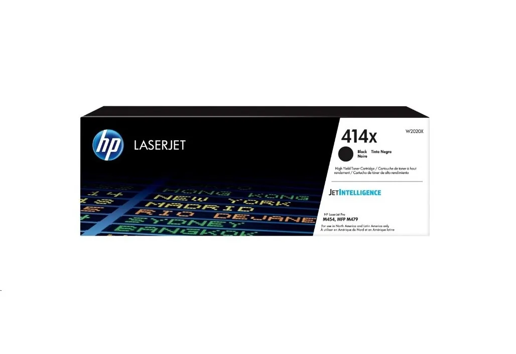 HP HEWW2020X — HP 414X High-Yield 7 500 Pages Black LaserJet Toner Cartridge W2020X W2020a For LaserJet Pro MFP M479 M454 Series