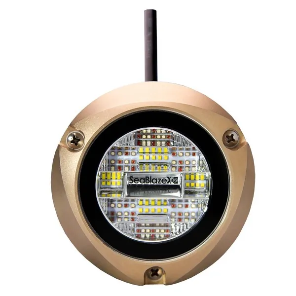 Lumitec 101700 — Lumitec Zambezi X2 Surface Mount Underwater Light - Spectrum - Surface Mount