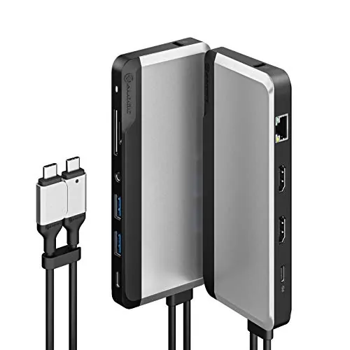 ALOGIC U2CSH-SGR — ALOGIC 10-IN-1 TWIN USB-C SUPER DOCK GEN 2