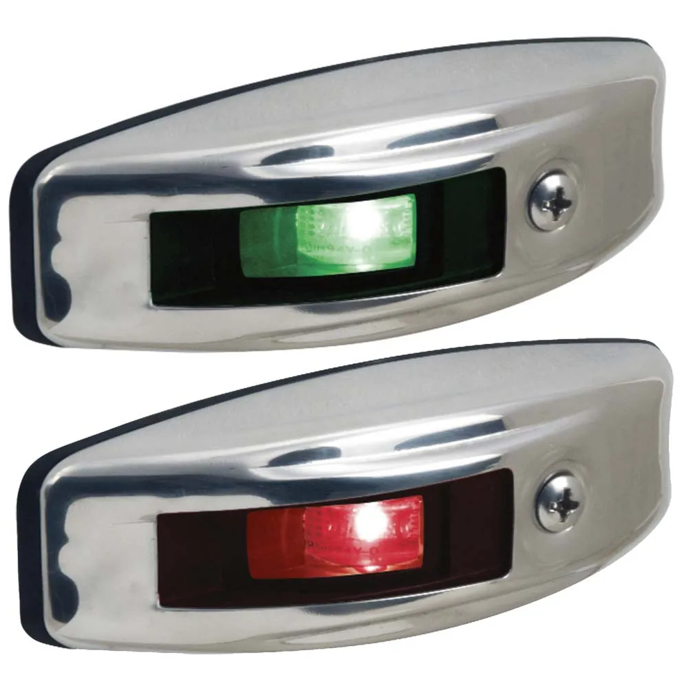 Perko 0618000STS — 12V Stainless Steel LED Side Light with Vertical Mount