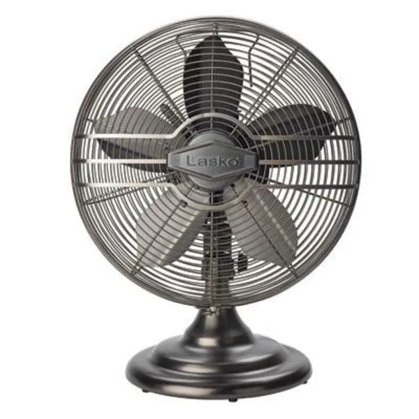 Lasko R12210 — Lasko Classic 12-Inch Metal Table Fan with 3 Speeds