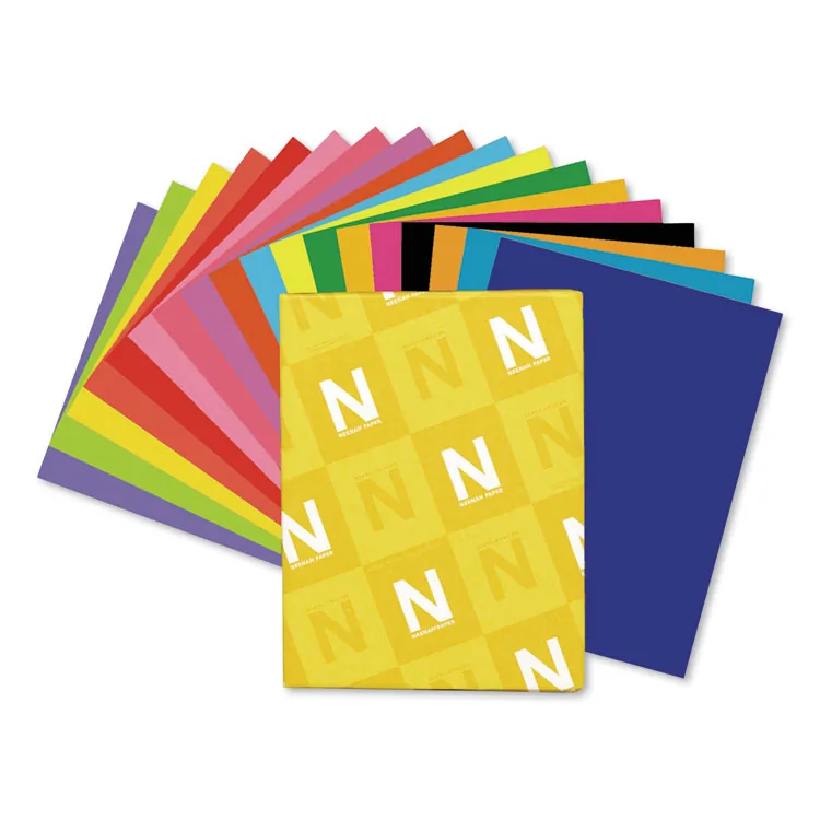 NEENAH PAPER WAU 22881 — Astrobrights Inkjet, Laser Printable Multipurpose Card - Fireball Fuchsia - Letter - 8 1/2 x 11 - 65 lb Basis Weight - Smooth - 250 / Pack - FSC