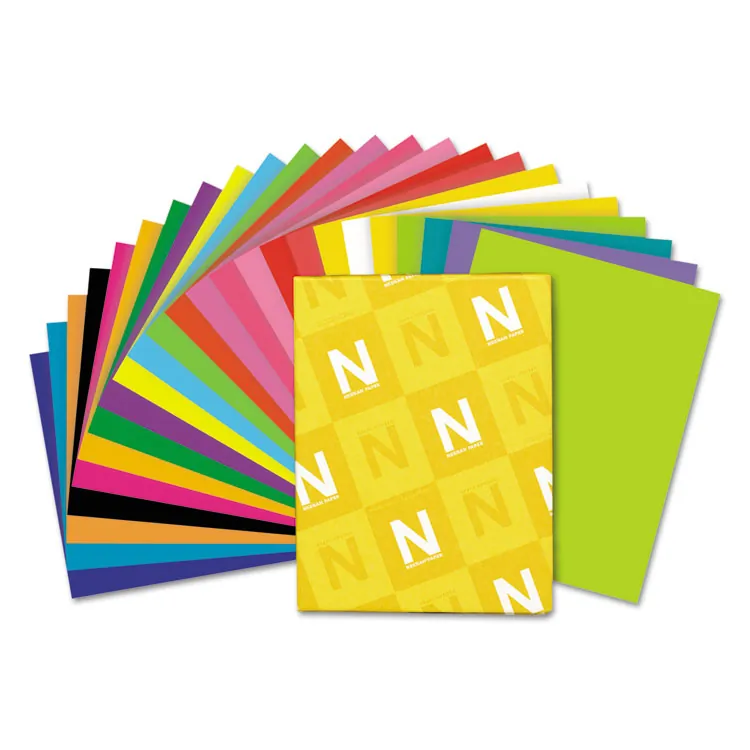 NEENAH PAPER WAU 26771 — Exact Brights Laser, Inkjet Copy & Multipurpose Paper - Bright Purple - Letter - 8 1/2 x 11 - 50 lb Basis Weight - Smooth - 500 / Pack