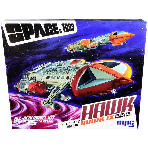 Mpc MPC947 — Skill 2 Model Kit Hawk Mark IX Space Fighter Space: 1999 (1975-1977) TV Show 1/48 Scale Model by MPC MPC947