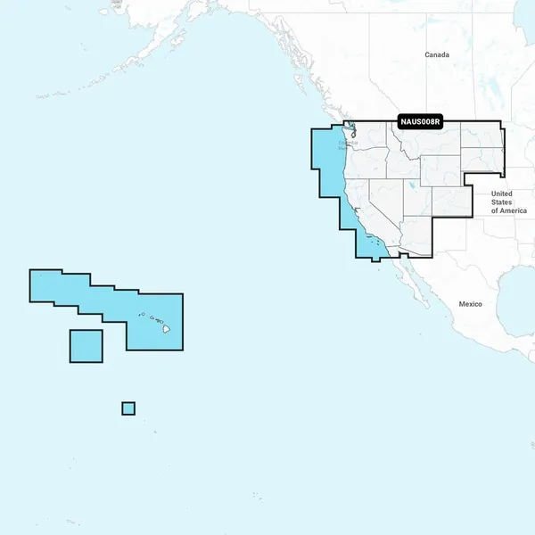 Navionics 010-C1371-30 — Navionics+ NAUS008R U.S. West