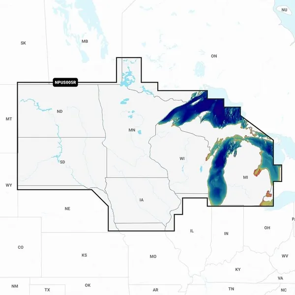 Navionics 010-C1368-40 — Navionics Platinum+ NPUS005R - U.S. North Charts