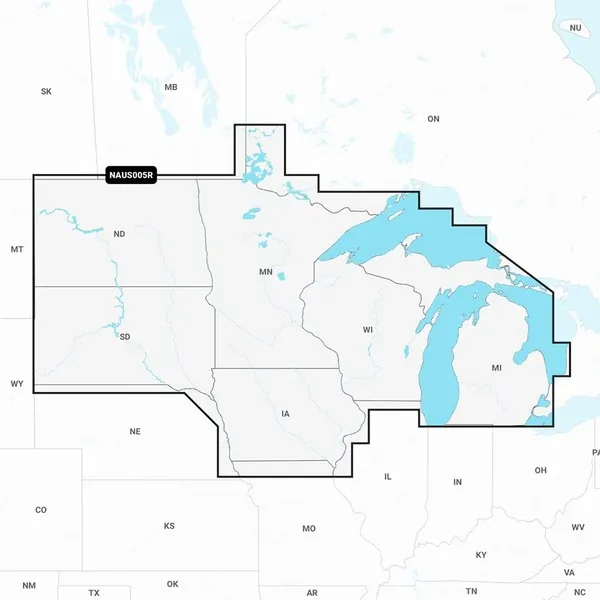 Navionics 010-C1368-30 — Navionics+ NAUS005R U.S. North