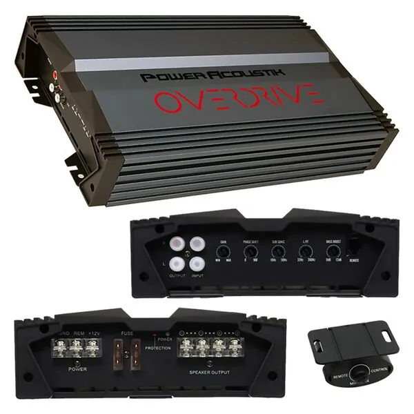 POWER ACOUSTIK OD11500 — Power Acoustik 1500W Max Class A/B Mono Amplifier