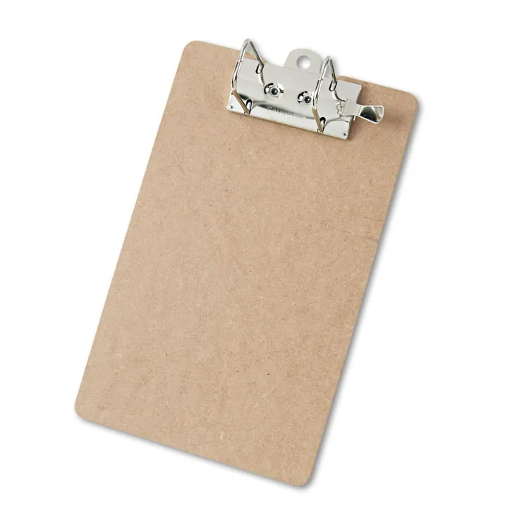 SAUNDERS MFG. CO., INC. SAU 05713 — Saunders Lock-O-Matic Legal Archboard - 2.50 Clip Capacity - 8 1/2 x 14 - Hardboard - Brown - 1 Each