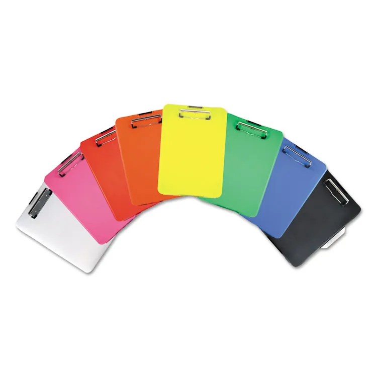 SAUNDERS MFG. CO., INC. EXB00558 — Saunders SlimMate Storage Clipboard - 0.50 Clip Capacity - 8 1/2 x 11 - Low-profile - Polypropylene - Black - 1 Each