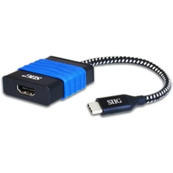 Siig CB-TC0014-S2 — DISPLAYPORT OUTPUT EASILY ADD A HDMI PORT TO YOUR USB TYPE-C DISPLAYPORT ALTERNA