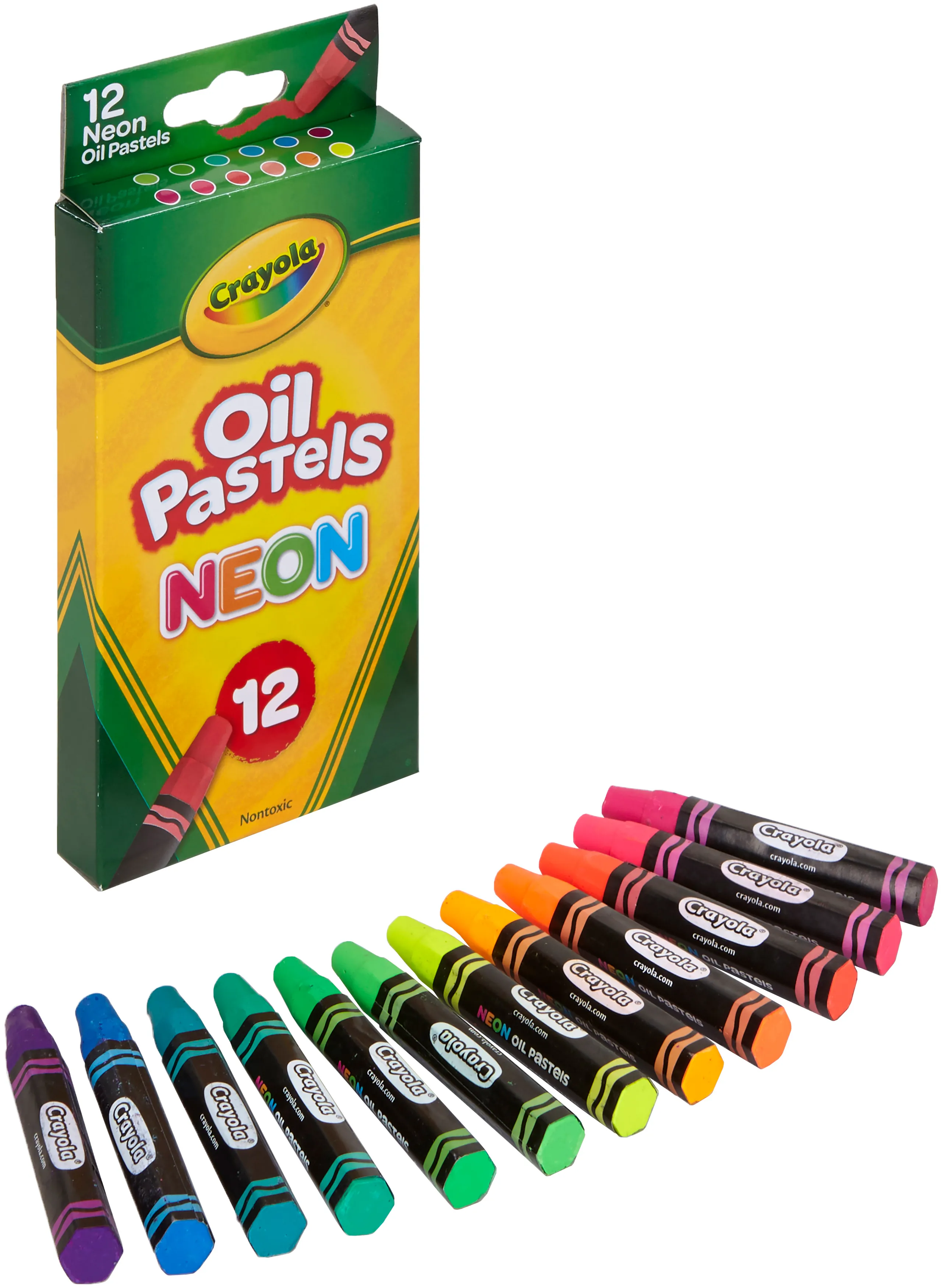 CRAYOLA CYO 524613 — Crayola Oil Pastels - Neon - 12 / Set