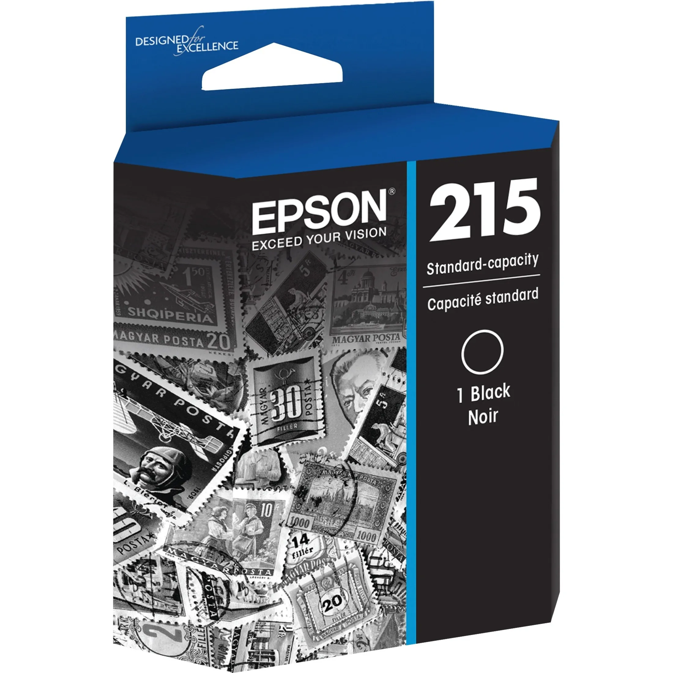 EPSON T215120 — Epson 215 Ink Cartridge - Black - Inkjet - 215 Pages - 1 Each